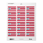 Kompass Adressaufkleber (Vorne)