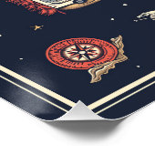 Kompass-Betrug Poster (Ecke)