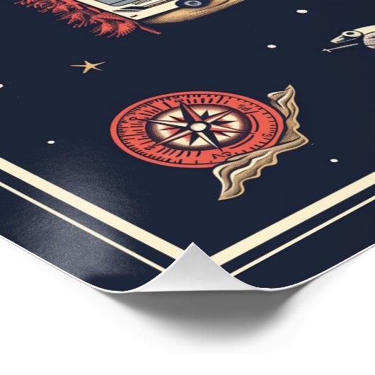 Kompass-Betrug Poster (Ecke)