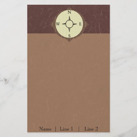 Kompass-Briefpapier Briefpapier (Vorderseite)