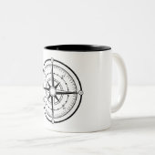 Kompass BW Zweifarbige Tasse (VorderseiteRechts)