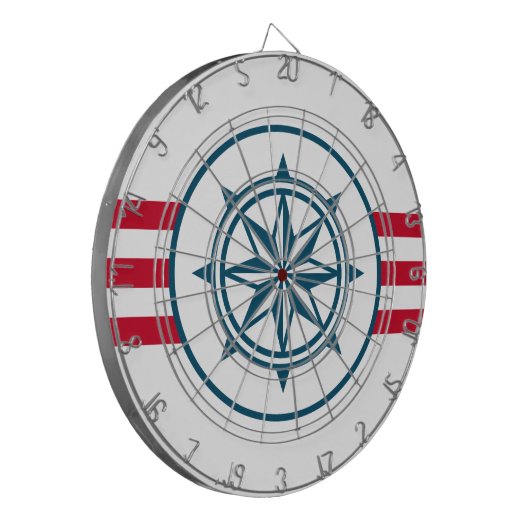 Kompass Dartscheibe (Vorderseite Links)