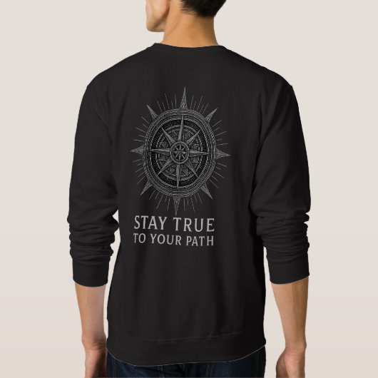 Kompass des Schicksals Sweatshirt (Rückseite)