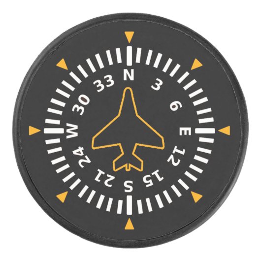 Kompass-Fluggerät Eishockey Puck (Vorderseite)