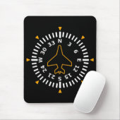 Kompass-Fluggerät Mousepad (Mit Mouse)