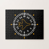 Kompass-Fluggerät Puzzle (Horizontal)