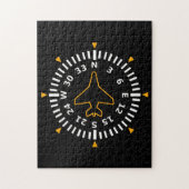 Kompass-Fluggerät Puzzle (Vertikal)