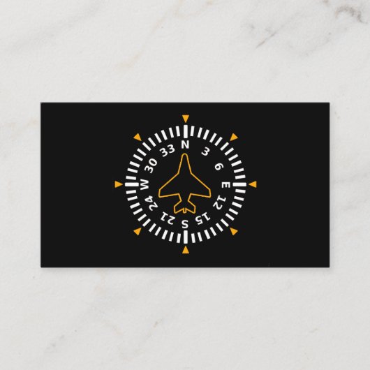 Kompass-Fluggerät Visitenkarte (Vorderseite)