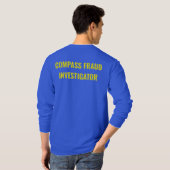 Kompass Fraud Investigator T-Shirt (Schwarz voll)