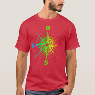 Kompass für externes Camping T-Shirt
