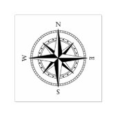 Kompass für Meeresuntersuchungen Permastempel (Design)