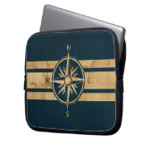Kompass für Nautic Explorer Laptopschutzhülle (Vorderseite Links)