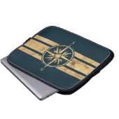 Kompass für Nautic Explorer Laptopschutzhülle (Vorne Knopf)