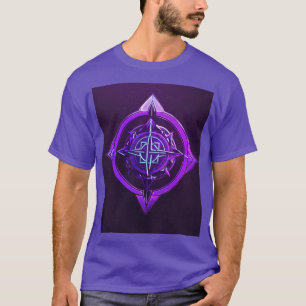 Kompass für Rose im Tattoo-Stil - Liebe, Geist, T-Shirt