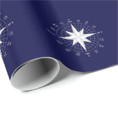 Kompass Geschenkpapier (Rolleneckpunkt)