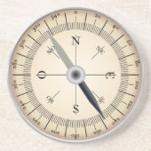 Kompass Getränkeuntersetzer (Vorne)