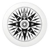 Kompass-Griff Keramikknauf (Vorderseite)