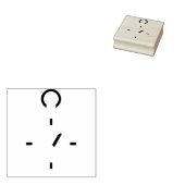 Kompass Gummistempel (Stempel)