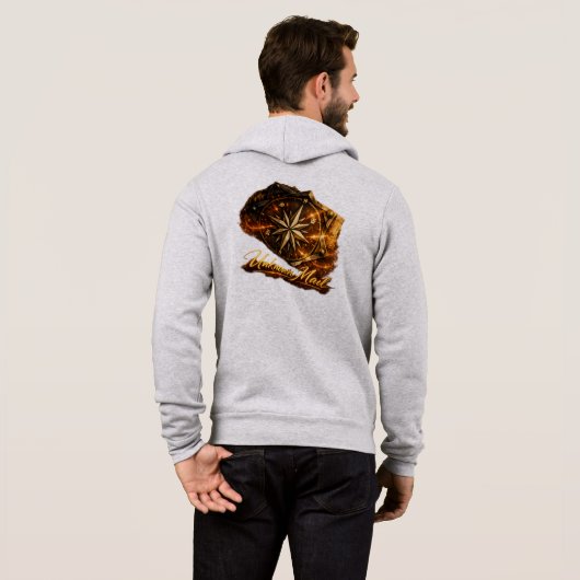 Kompass★ Hoodie (Schwarz voll)