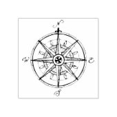Kompass-Kautschuk-Briefmarke Gummistempel (Prägung)