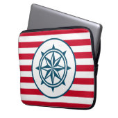 Kompass Laptopschutzhülle (Vorderseite Links)