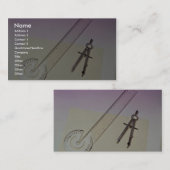 Kompass mit Machthaber Visitenkarte (Vorne/Hinten)