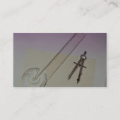 Kompass mit Machthaber Visitenkarte (Rückseite)