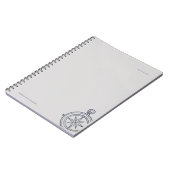 Kompass/ Mitternachtskartograf/ Foto-Notizbuch Notizblock (Linke Seite)