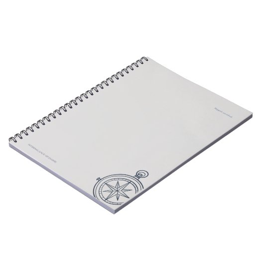Kompass/ Mitternachtskartograf/ Foto-Notizbuch Notizblock (Linke Seite)