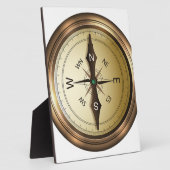 Kompass Nord-Südost West Fotoplatte (Seite)