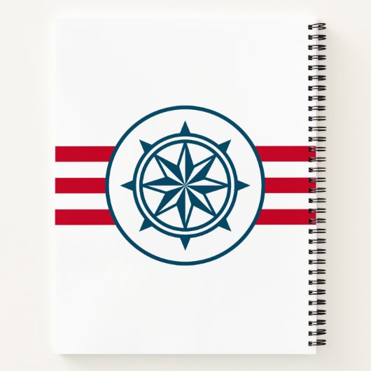 Kompass Notizbuch (Rückseite)