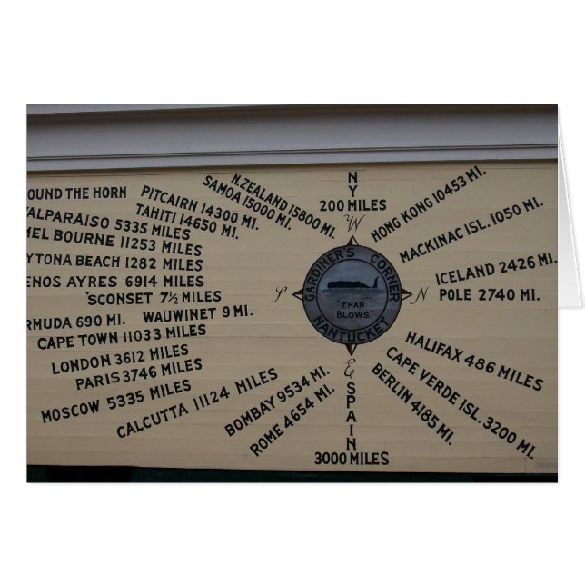 Kompass-Rose (Vorderseite (Horizontal))