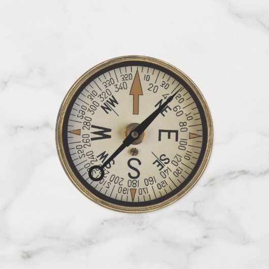 Kompass-Rose 1 Konfetti (Klein Vorderseite)