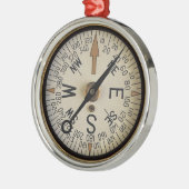 Kompass-Rose 1 Ornament Aus Metall (Links)