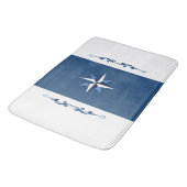 Kompass-Rose Badematte (Schrägansicht)