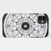 Kompass-Rose - Fall Iphone5 (weiß) Case-Mate iPhone Hülle (Rückseite (Horizontal))