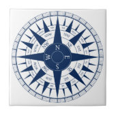 Kompass-Rose Fliese (Vorderseite)