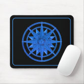 Kompass-Rose Mousepad (Mit Mouse)