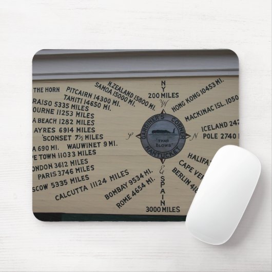 Kompass-Rose Mousepad (Mit Mouse)