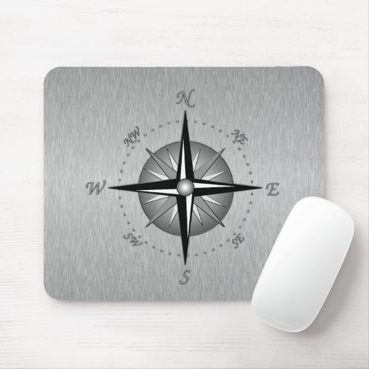 Kompass-Rose Mousepad (Mit Mouse)