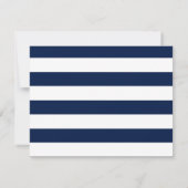 Kompass-Rose | Nautical Wedding RSVP Karte (Rückseite)