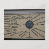 Kompass-Rose Postkarte (Vorderseite)