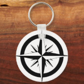 Kompass-Rose Schlüsselanhänger (Vorderseite)