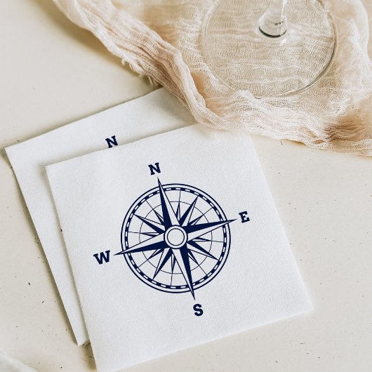 Kompass-Rose Serviette