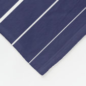 Kompass-Rosen-blaue Streifen Fleecedecke (Ecke)
