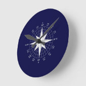 Kompass Runde Wanduhr (Winkel)