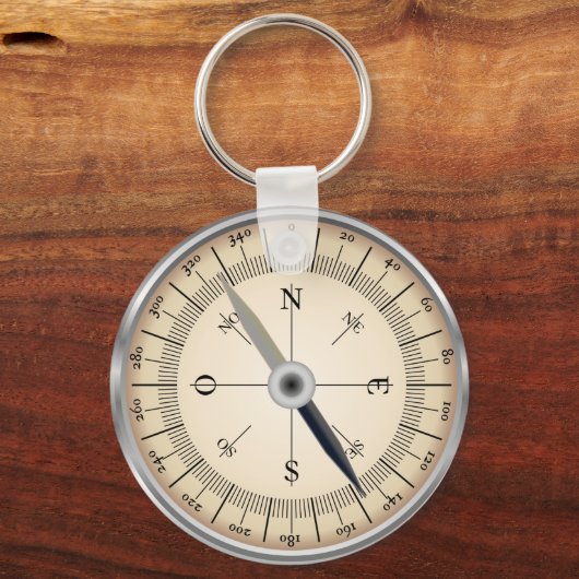 Kompass Schlüsselanhänger (Vorderseite)