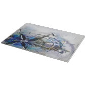 KOMPASS, Schneidplatte Schneidebrett (Ecke)