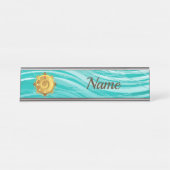 Kompass Schreibtischnamensplakette (Vorderseite )