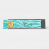 Kompass Schreibtischnamensplakette (Vorderseite )